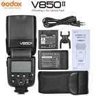 Godox V850II GN60 Off Camera 18000s HSS Flash Speedlite 2,4G Wireless X System Li-Ion Battery для Canon Nikon DSLR Camera s