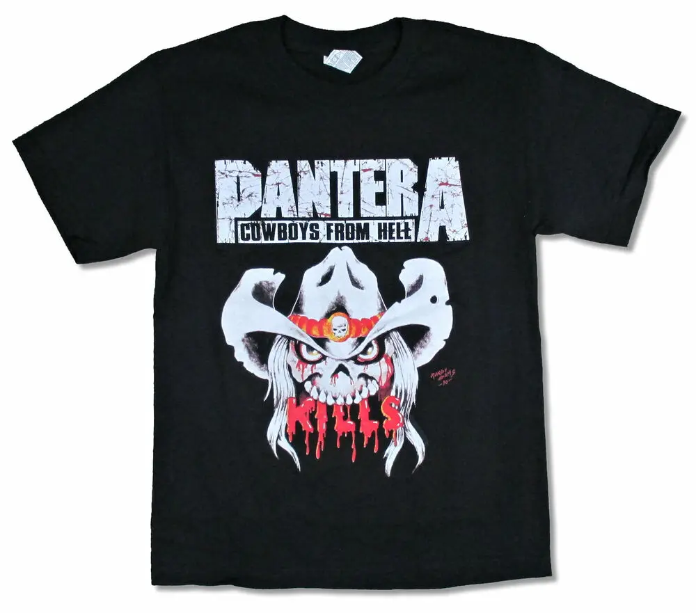 

Pantera Kills Euro Tour Black T Shirt New