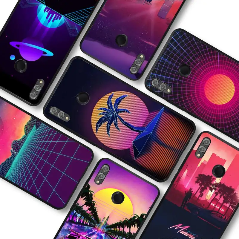 

Synthwave Retro 80s Neon Colorful Phone Case for Samsung A51 A30s A52 A71 A12 for Huawei Honor 10i for OPPO vivo Y11 cover