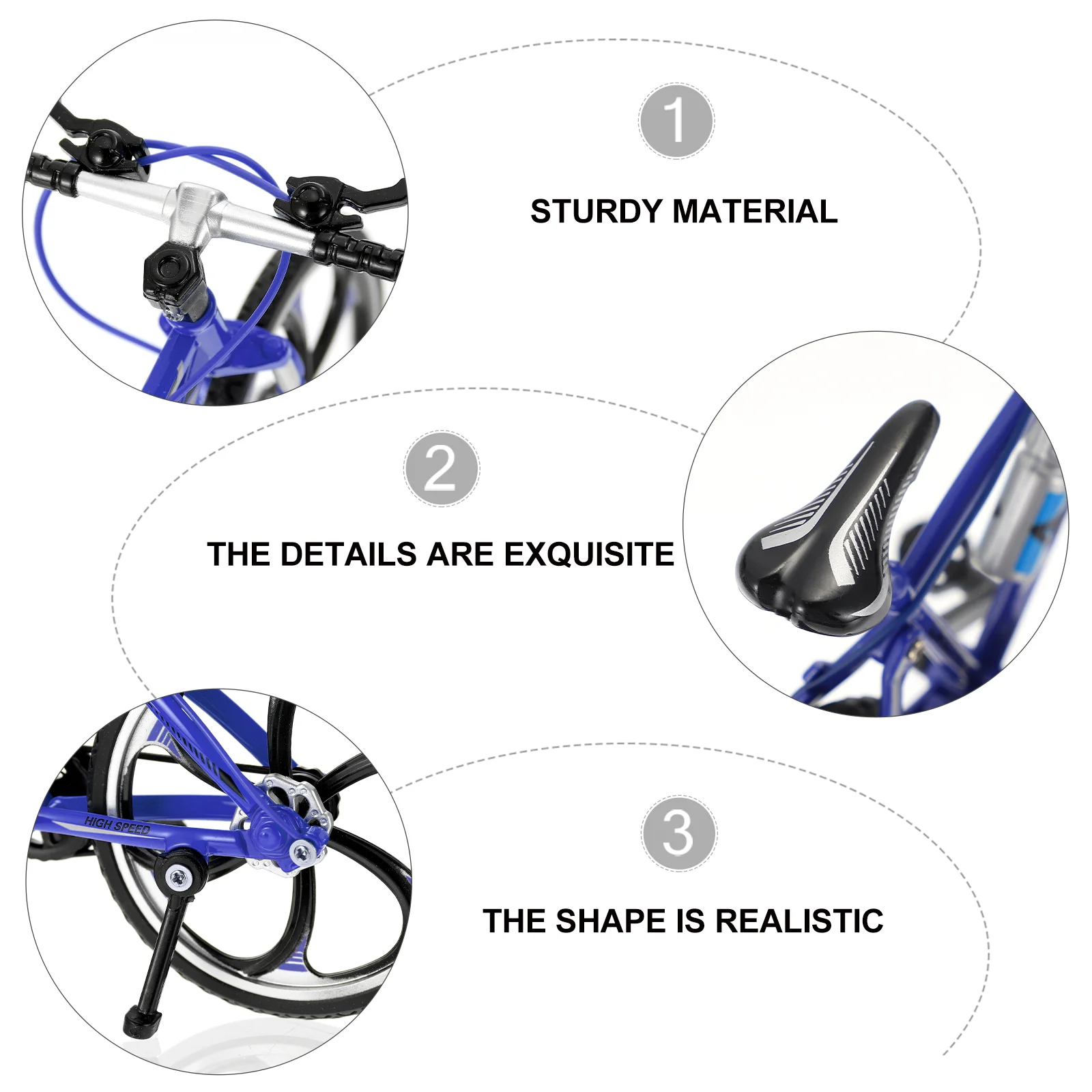 Пальцевой велосипед настольный спортивный реквизит игрушка-электрический