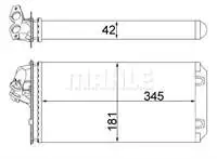 

Heater radiator for AH64000S