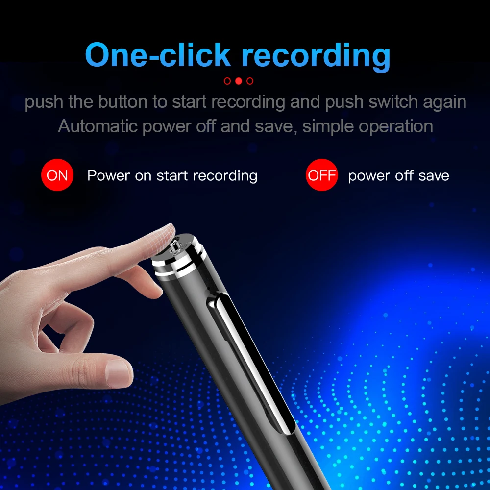

Q83 Voice Control Recorder Voice-to-text Mp3 Intelligent High-definition Noise Reduction Remote Voice Activated Recorder pen