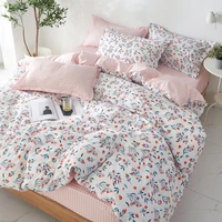queen size bed sheet set king size duvet cover bed linen pillowcase double bedspread and beddings set cats printed bedding