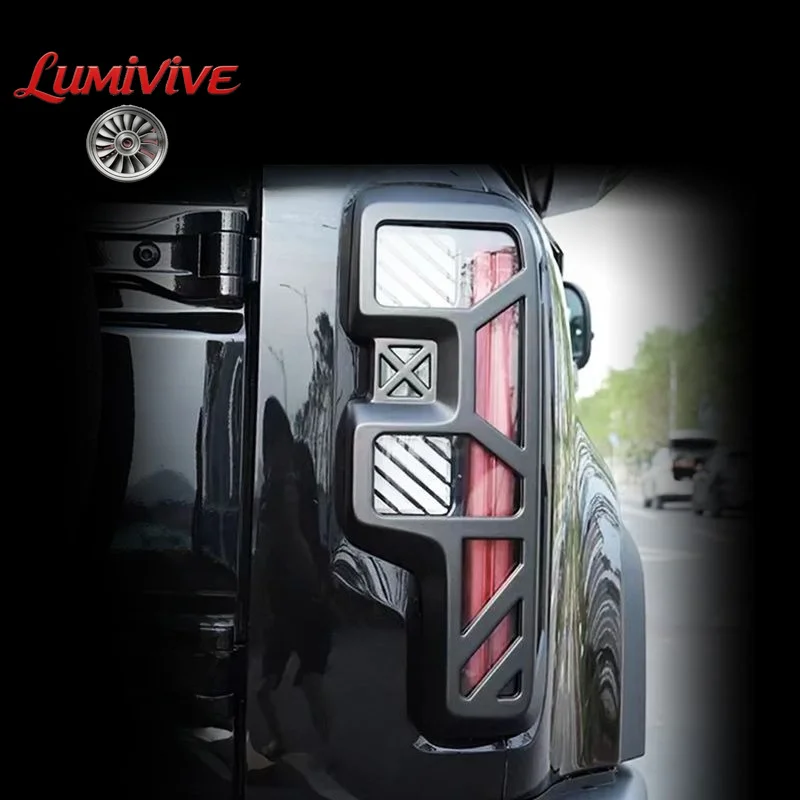Фото Для BAIC BJ40 B40 BJ40C BJ40e EREV 2024-2026: Защитная накладка на рамку заднего фонаря, антицарапийная, внедорожные внешние аксессуары №5