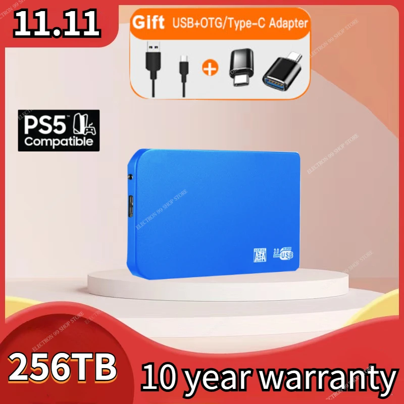 

HDD 500TB External Solid State Drive 2TB Storage Device Hard Drive 1TB Computer Portable USB3.0 SSD Mobile Hard Drive hd externo