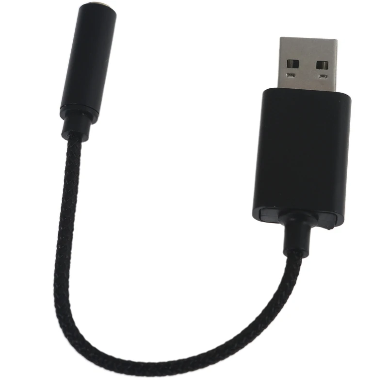 USB-адаптер для наушников с разъемом 3 5 мм USB-звуковая карта 4-полюсным кабелем TRRS
