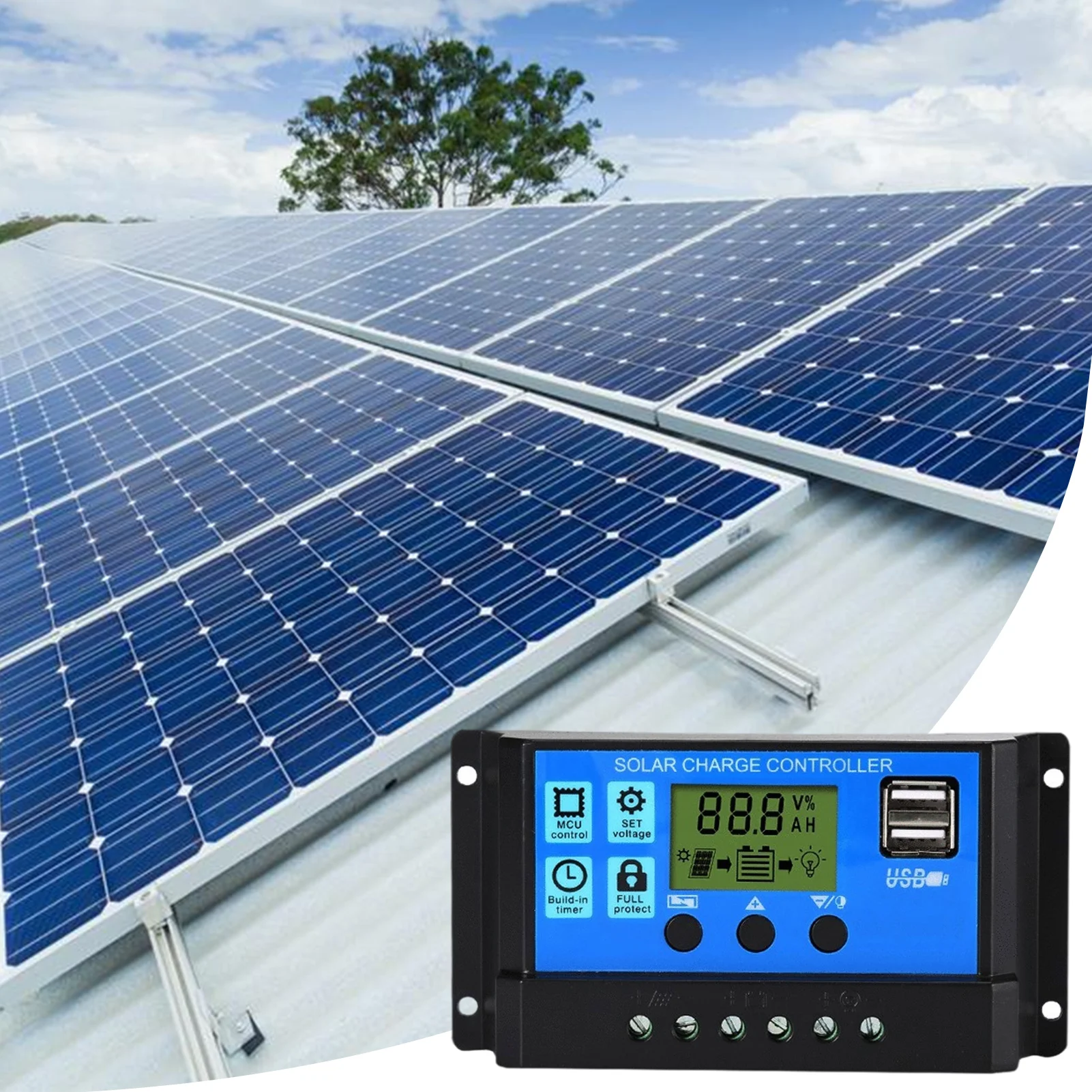 

Устройство управления зарядом на солнечной батарее, 20/30 А