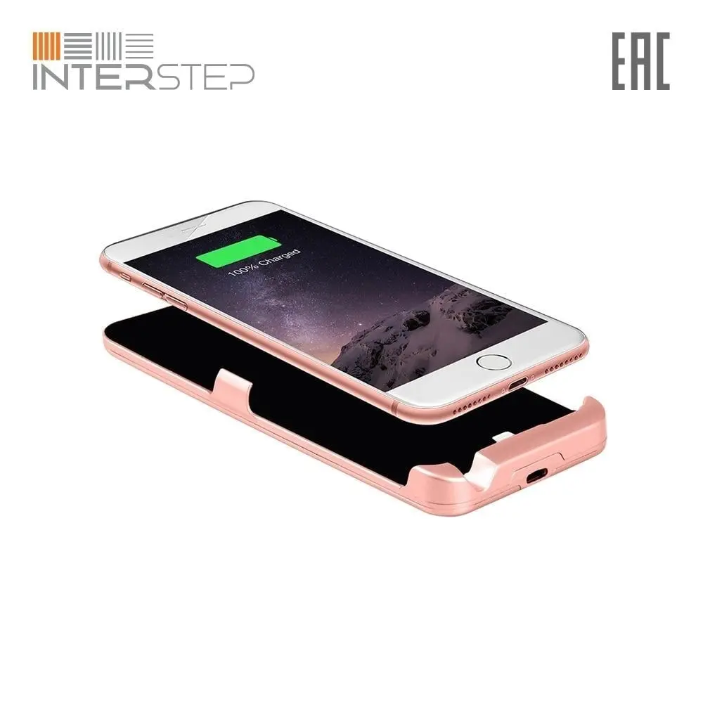 Чехол с зарядным устройством INTERSTEP для iPhone SE 2020/8/7/6 3000мАч |