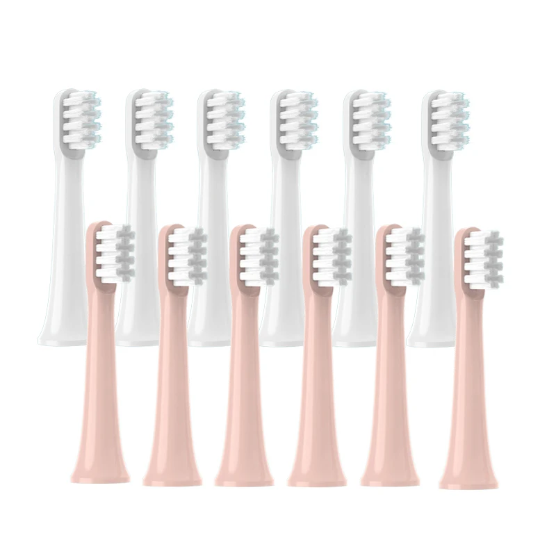

12PCS Replaceable For XIAOMI MIJIA T100 Brush Heads Sonic Electric Toothbrush Soft DuPont Bristle Brush Vacuum Refills Nozzles