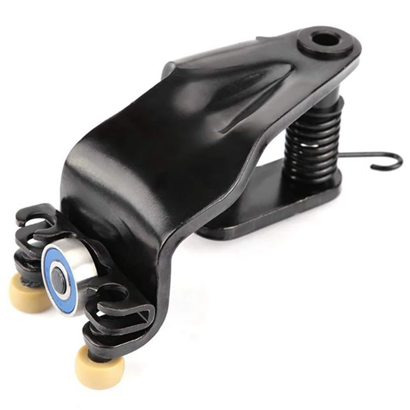 Левый скользящий дверной ролик в сборе боковой верхний центральный штыревой для