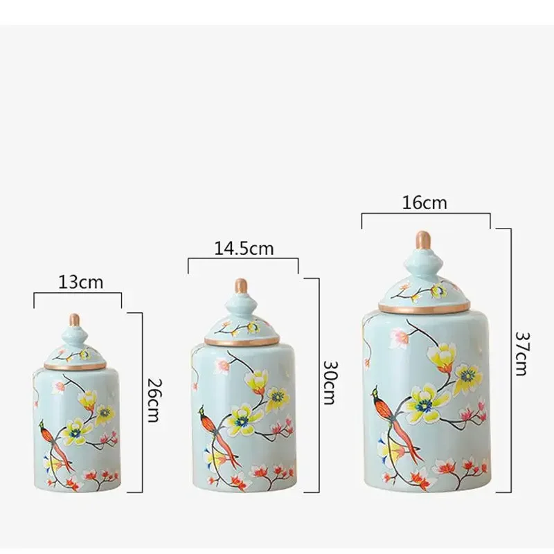 Ваза для цветов и птиц керамическая