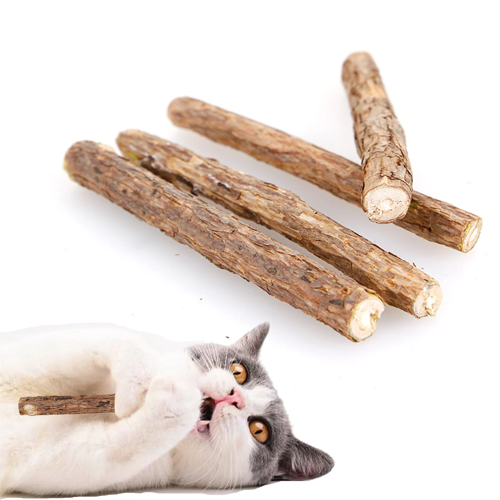 

30-Pcs Cat Nips Toy Sticks Interactive Kitten Toys Catnip Teeth Cleaning Interactive Pet Snacks Molar Tools Rods Supplies