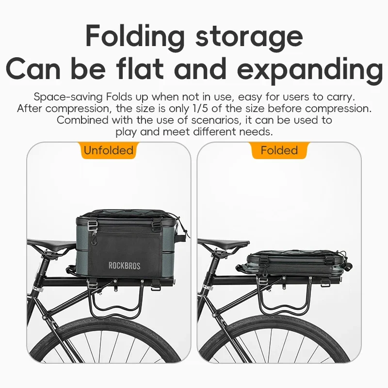 ROCKBROS ROAD TO SKY Высококачественная многофункциональная сумка для багажника