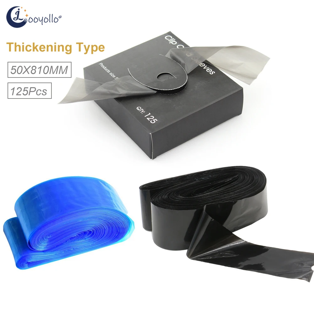 

125Pcs/pack Thickening Tattoo Clip Cord Sleeves Bags Supply Disposable Covers Bags for Tattoo Machine Professional Accessory
