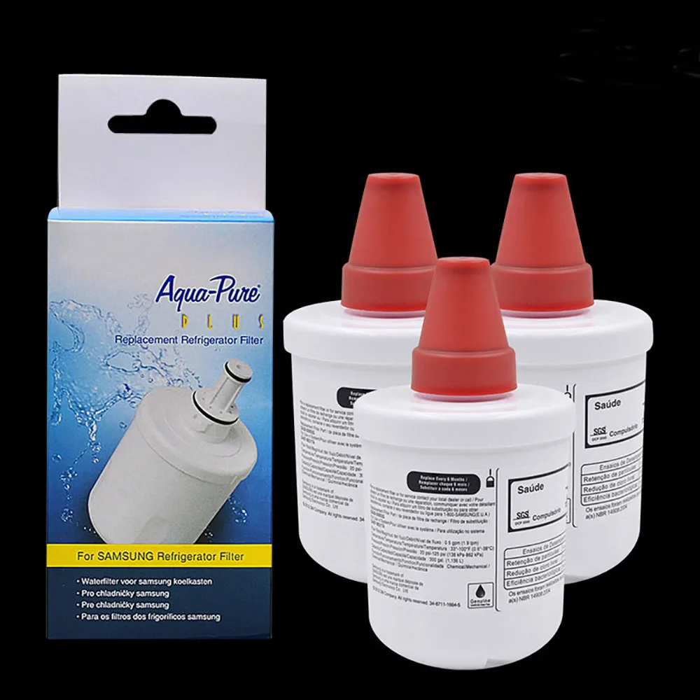 Запасная деталь для Samsung, RFG237AARS, HAFCU1, RFG297AARS, RS22HDHPNSR, фотофильтр для воды в холодильнике,