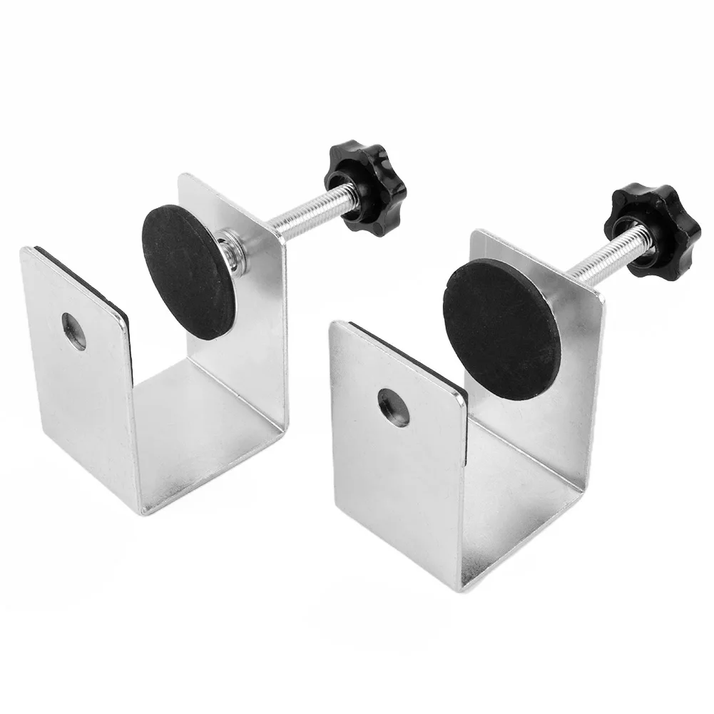 

2 Pcs Clamps Woodworking Adjustable Cabinet Tools Stainless Steel Drawer Front Installation Clamps Cabinet Mounting Tools