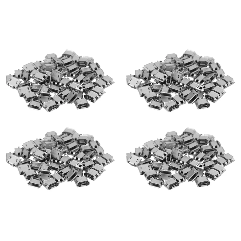 

JFBL Hot 240Pcs Micro-USB Type B Female 5 Pin SMT Placement SMD DIP Socket Connector