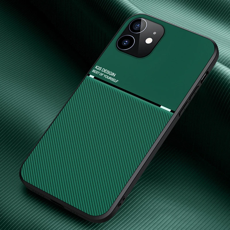 Magnetic Leather Case For iPhone 14 13 12 11 Pro Max XS XR X R 8 7 Plus iPhone13 iPhone12 13Pro iPhone11 Covers With Metal Plate