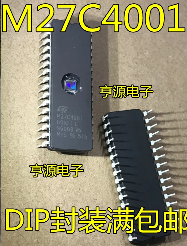 

10 шт., оригинальные новые модели M27C4001 M27C4001-80XF1 DIP