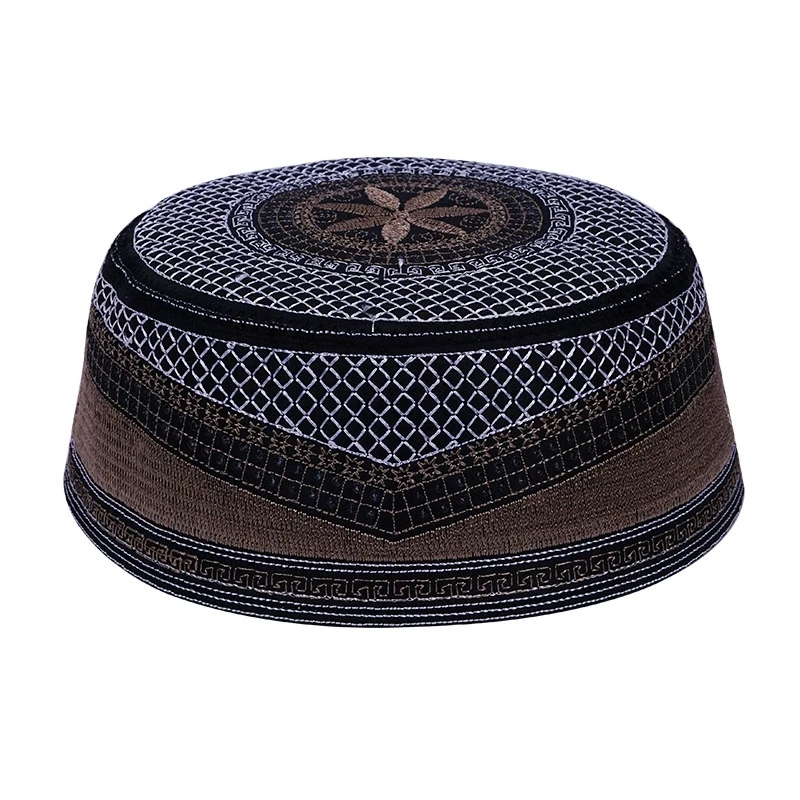 10 Pieces Muslim Caps For Men Freeshipping Skull Hat Prayer Menswear Embroidered Kufi Kippa Islam Saudi Arabia Jewish Summer