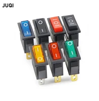 10pcs rocker switch kcd3 on off on off on 2 position 3pins electrical equipment with light power switch 16a 250v 20a 125v ac