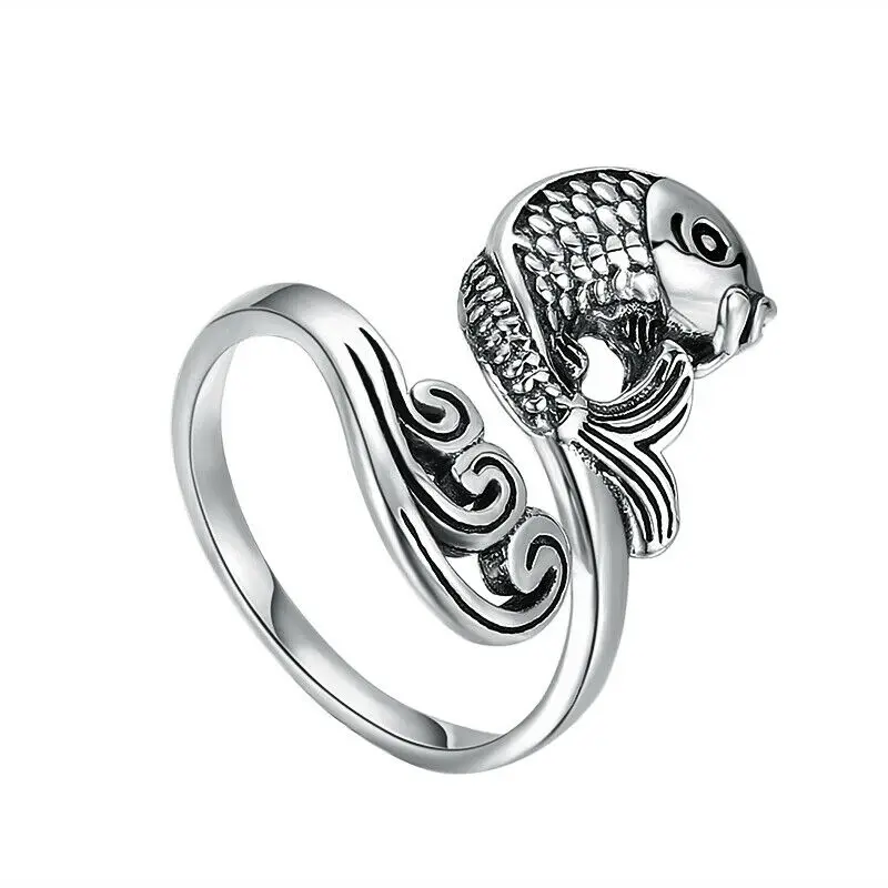 

Мужское и женское кольцо из серебра 925 пробы с волнами