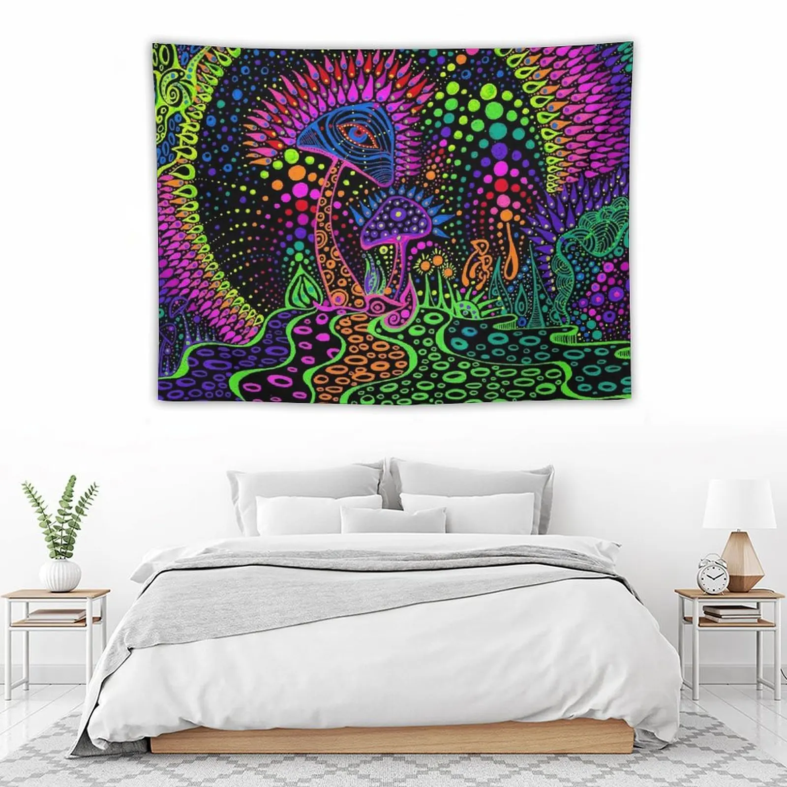 Гобелен из грибной лавы украшения для улицы комнатный гобелен