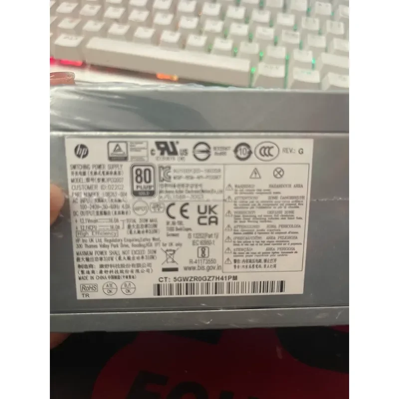 Фото для HP PCG007 310W блок питания, абсолютно новый, оригинальный №1