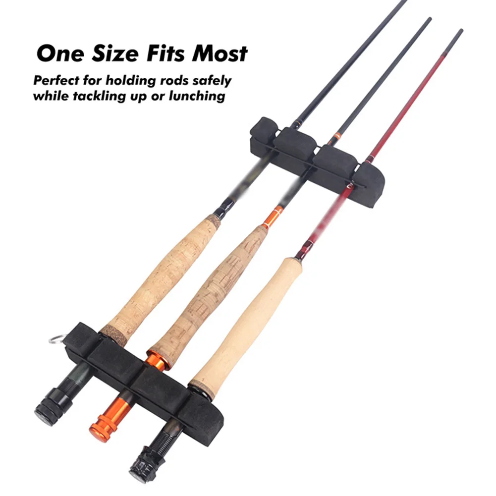 

Fishing Rod Rest Fishing Rod Holder Outdoor Density Foam Magnet Fishing Accessories Functional Three Rod Holder High Quality