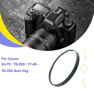 Lens Dust Ring Lens Seal Ring Rubber Rings Dust-Proof Reparing Part Replacement for Canon for 24-70 70-200 17-40 16-35ii