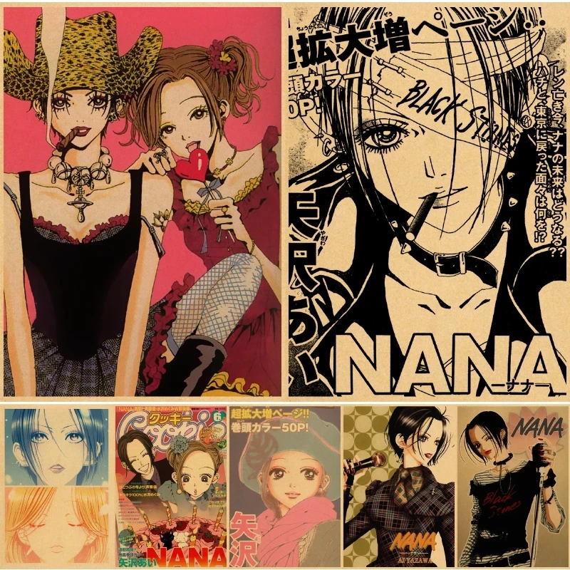 

Классические Постеры из бумаги в стиле Аниме Berserk Ретро плакат, крафт-бумага с изображением меча и принтами, настенная наклейка, домашний де...