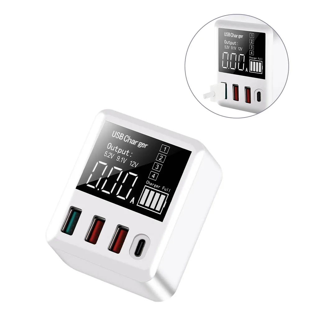 

40W Quick Charge QC3.0 USB Charger Wall Travel Mobile Phone Adapter Fast Charger USB Charger For iPhone Xiaomi Huawei Samsung