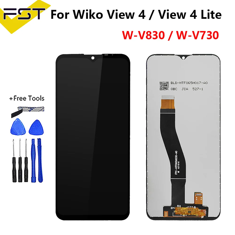 ЖК-дисплей 6,52 дюйма для WIKO VIEW 4 W-V830, сенсорный дисплей, запасной дисплей для WIKO View4 / View 4 Lite W-V730, ЖК-дисплей
