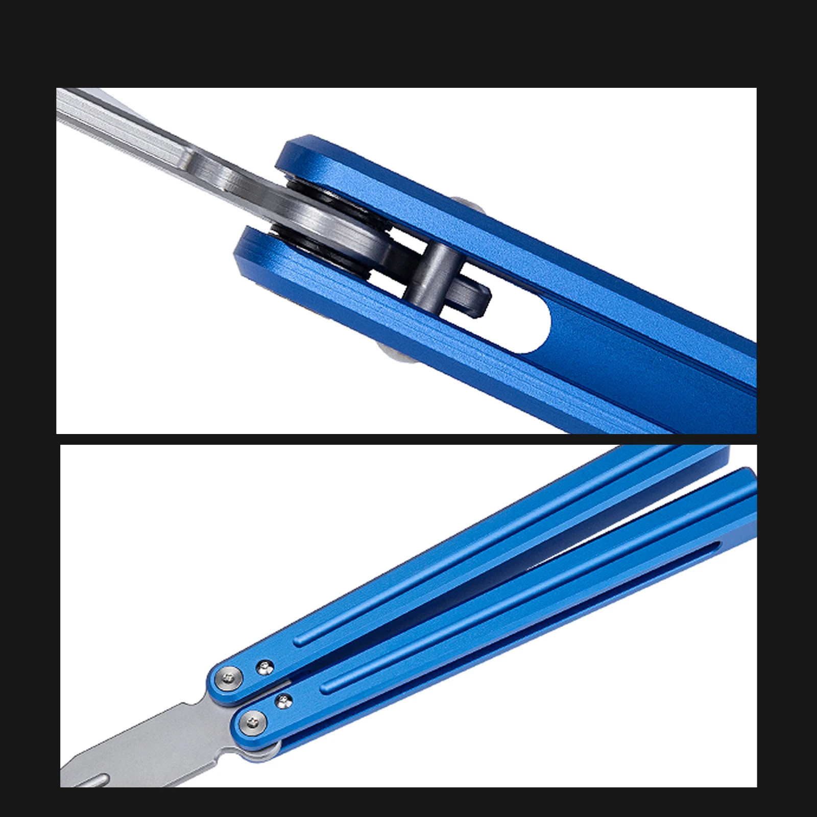 Складной тренировочный нож из алюминиевого сплава Ослепительная эффективная