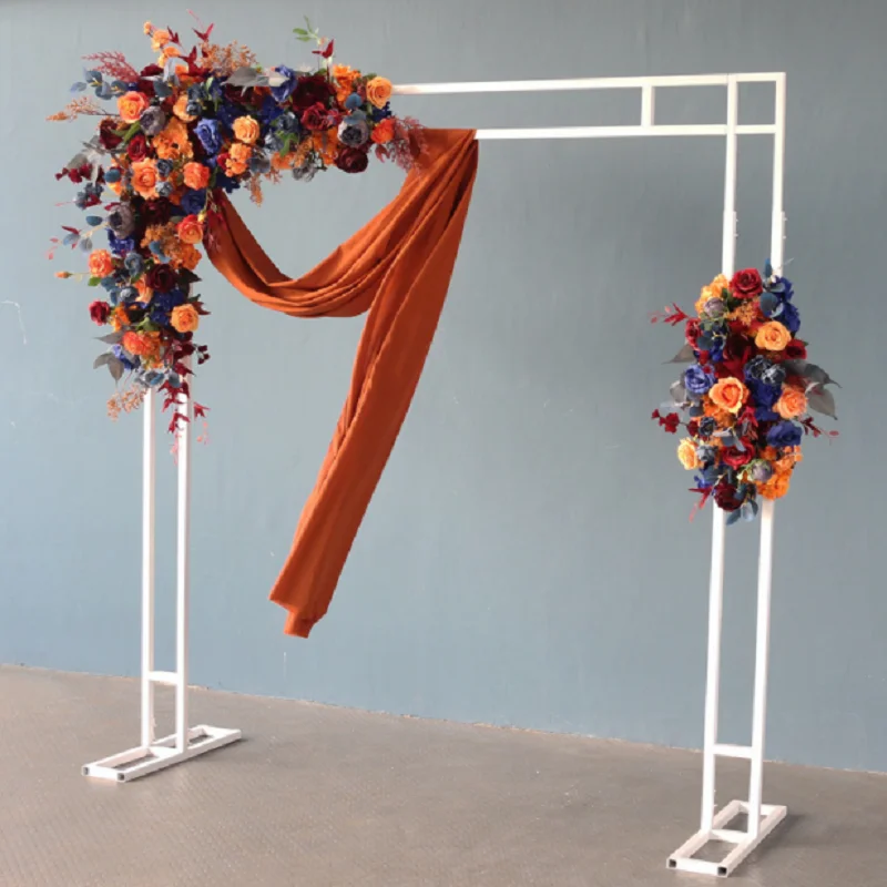 

Wedding Arch Upgrade Stable Double Tube Flexible Retractable Freely Adjustable Size 6.56ft~9.8ft Arch Flower Stand Decor