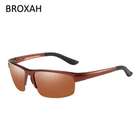 car driving glasses sport sunglasses men polarized shades retro aluminium magnesium frame eyewear uv400 oculos de sol