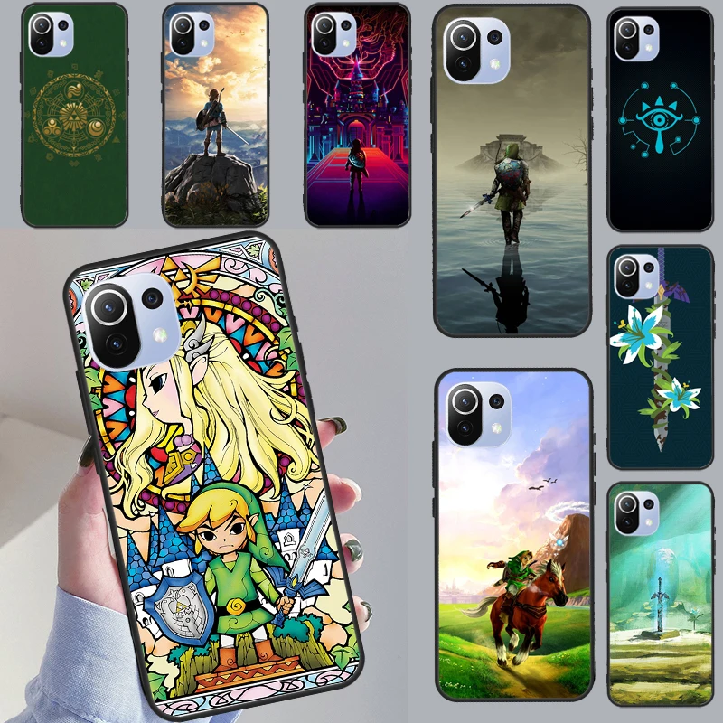 zeldas of legends phone case for poco x3 pro x4 pro f3 m3 m4 pro x3 gt cover for xiaomi 11t pro mi 11 lite free global shipping