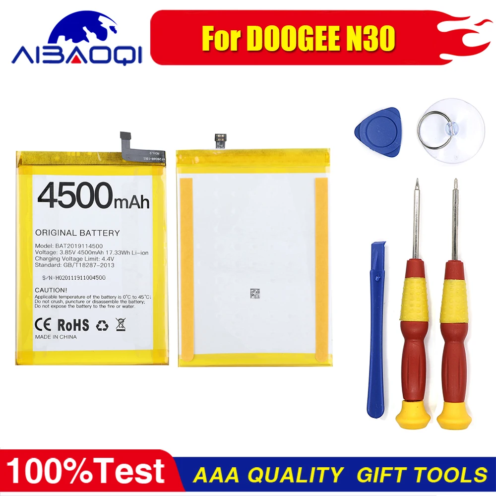 

New Original BAT2019114500 Battery 4500mAh For DOOGEE N30 Mobile Phone Battery