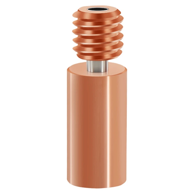 

3D Printer Accessories V6 Throat All-Metal Copper Alloy High Temperature Resistant M7 Thread DIY Kit