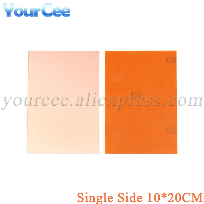 

5pcs 10*20cm Single Side Plate CCL 10x20cm PCB Copper Clad Laminate Bakelite Material Universal Board Practice DIY Kit