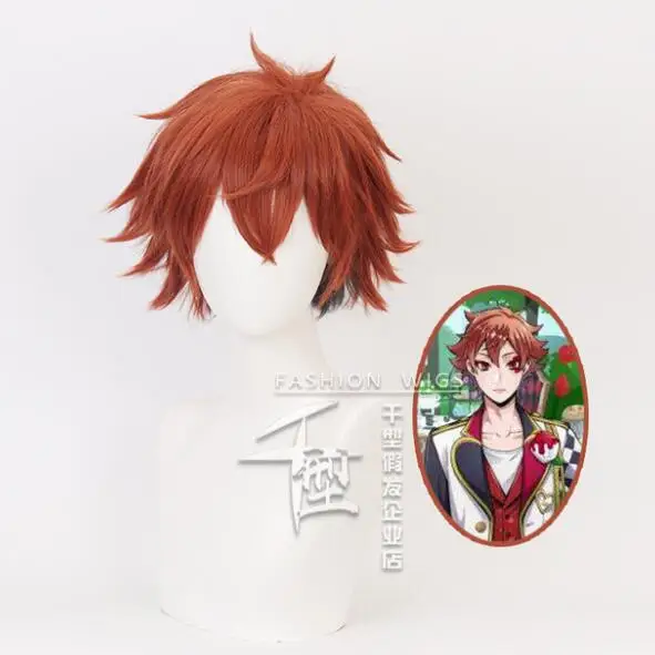 

Парик Короткий термостойкий для косплея из аниме «бесконечность»