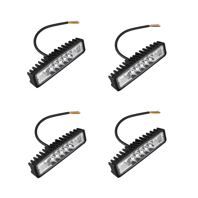 Стробоскопическая вспышка 4x48 Вт светодиодная лампа для внедорожника 4x4 Atv Jeep Suv