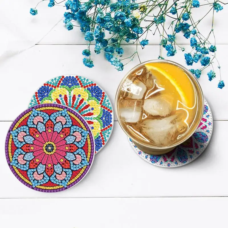 

Алмазные художественные подставки 8 шт. подставки с держателем DIY подставки с мандалой наборы для начинающих взрослых