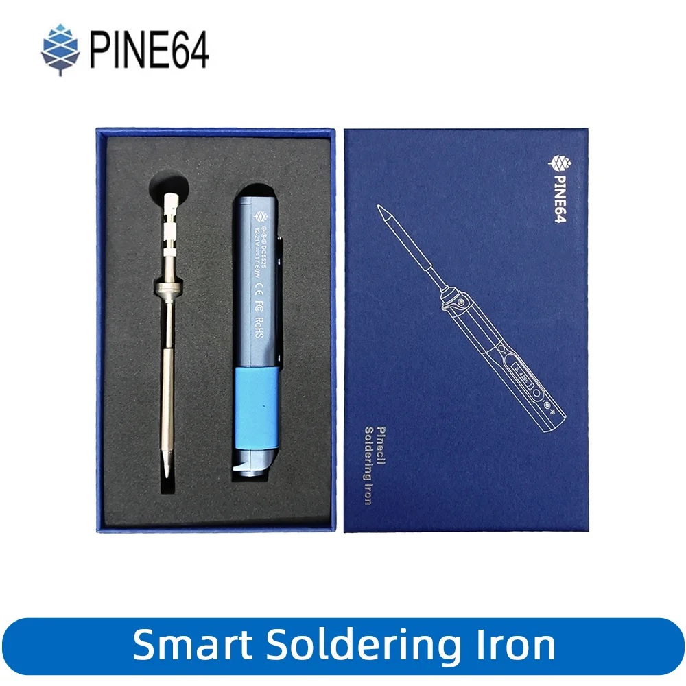 Портативный цифровой паяльник Pine64 Pinecil V1 с регулируемым контролем температуры