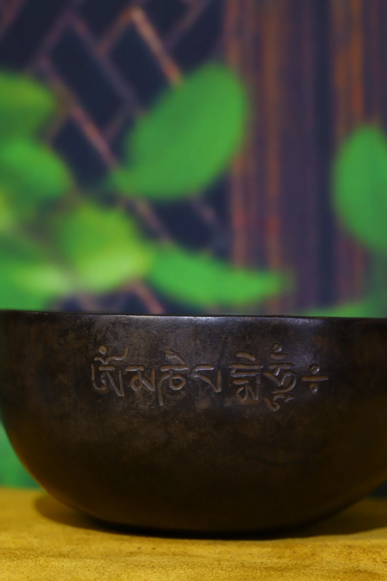 7-дюймовая коллекция тибетского храма старая бронза шесть символов припрей Будда