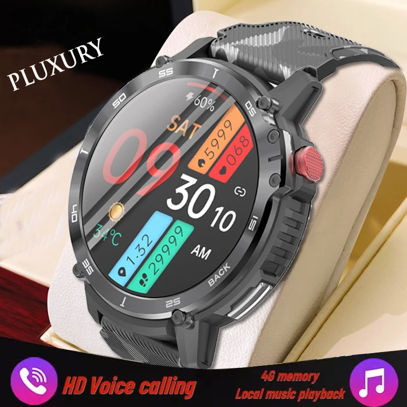 

P-LUXURY C22 smartwatch 4G ROM 1G RAM 400mAh sports watches ip68 waterproof smart watch men 2023 Bluetooth call 1.6 inch 400 HD