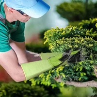 1 pair practical unisex cut proof unisex long garden work gloves for patio planting gloves garden labor gloves