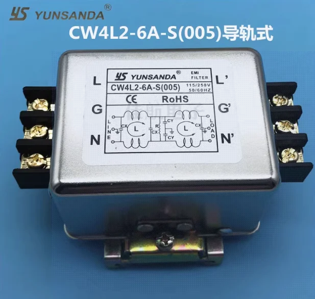 1 шт. CW4L2-3A-S(005) CW4L2-6A-S(005) CW4L2-10A-S (005) CW4L2-20A-S(005) CW4L2-30A-S(005) клемма двойного фильтра