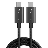 thunderbolt 4 cable usb4 40gbps usb type c to type c pd 100w 8k cable data transfer usb c cable for