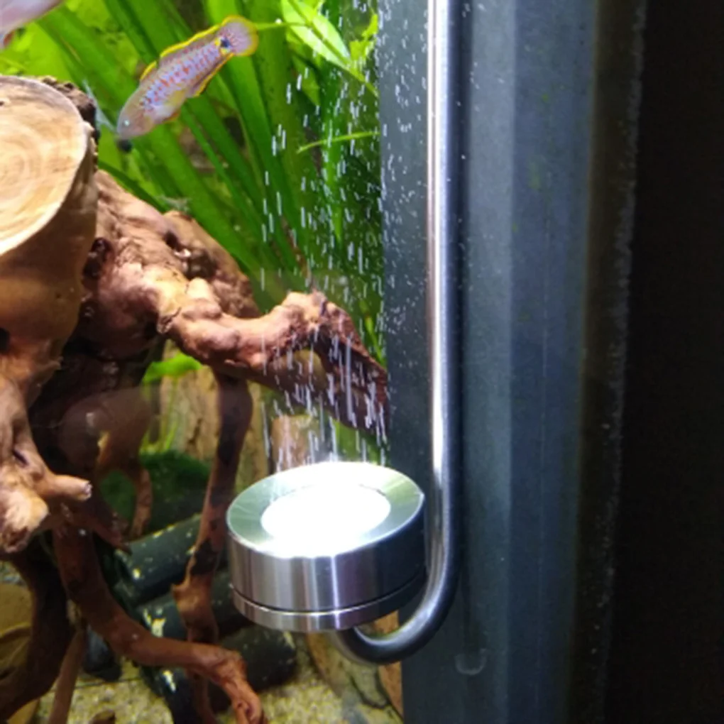

Aquarium CO2 Bubble Diffuser Aquatic Plant Stainless Steel CO2 Tiny Bubble Carbon Dioxide Atomiser